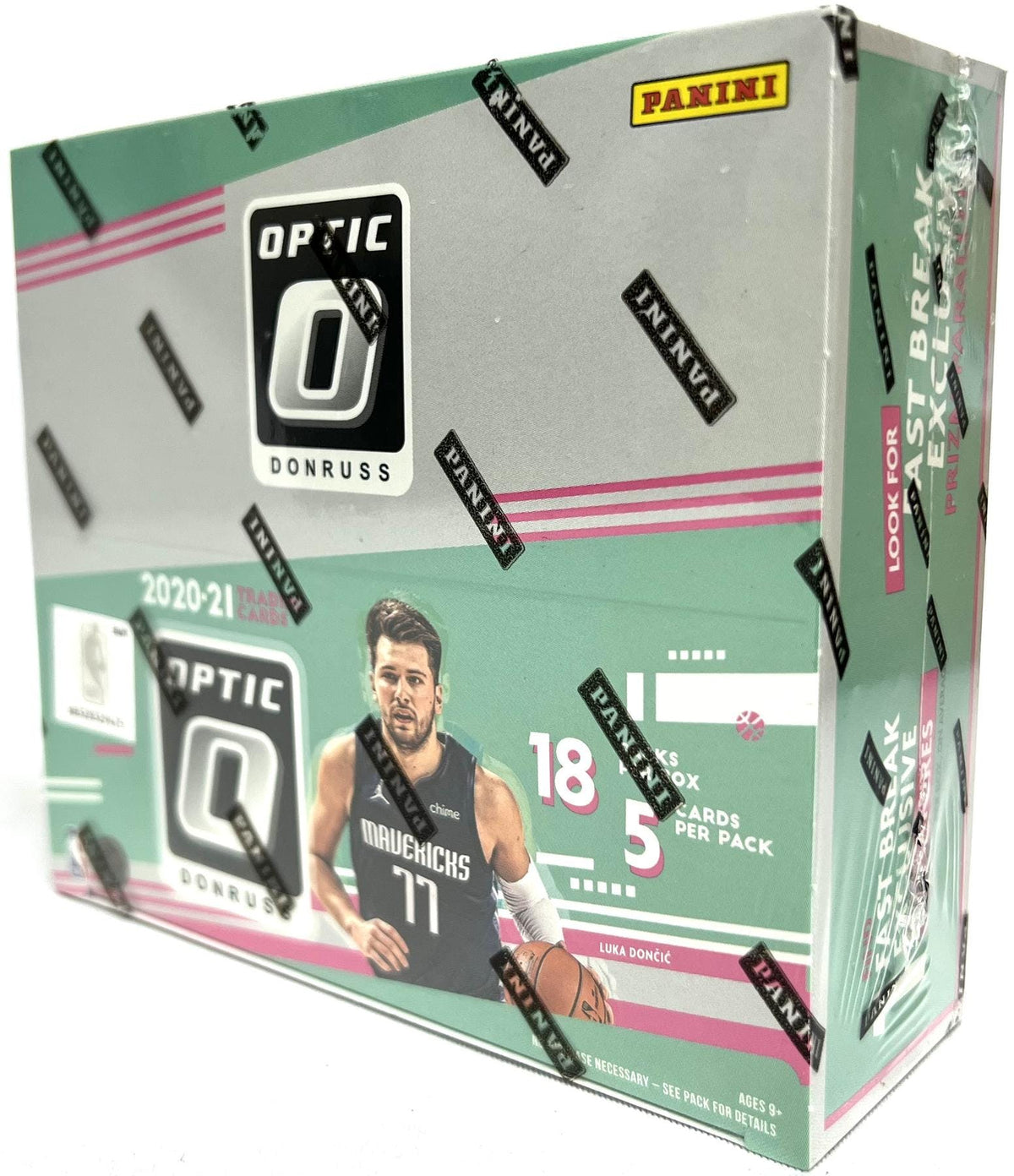 2020-21 Panini Donruss Optic NBA Fast Break Box — sealed collectible trading card product