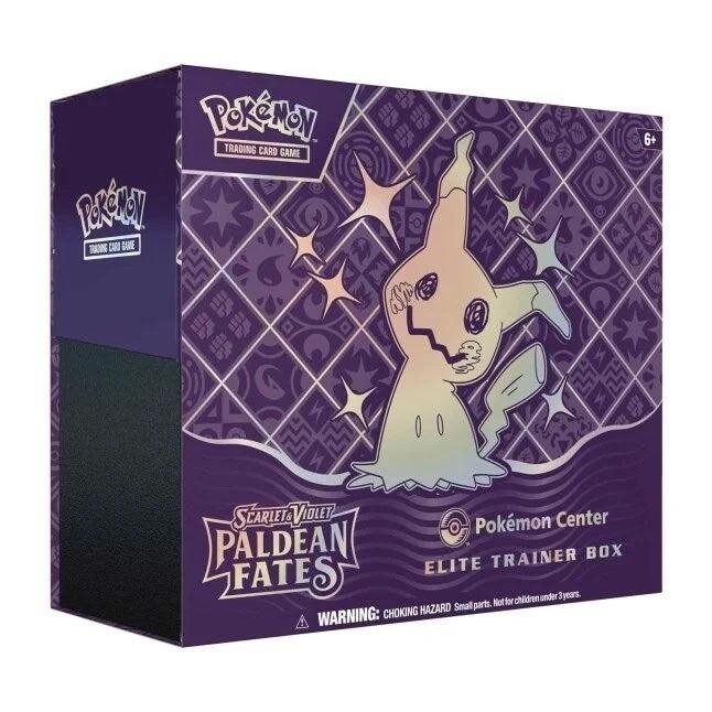 Scarlet & Violet: Paldean Fates - Elite Trainer Box (Pokemon Center Exclusive) — sealed collectible trading card product