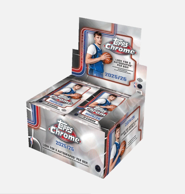 2025/26 Topps Chrome Basketball Jumbo Box — image 3