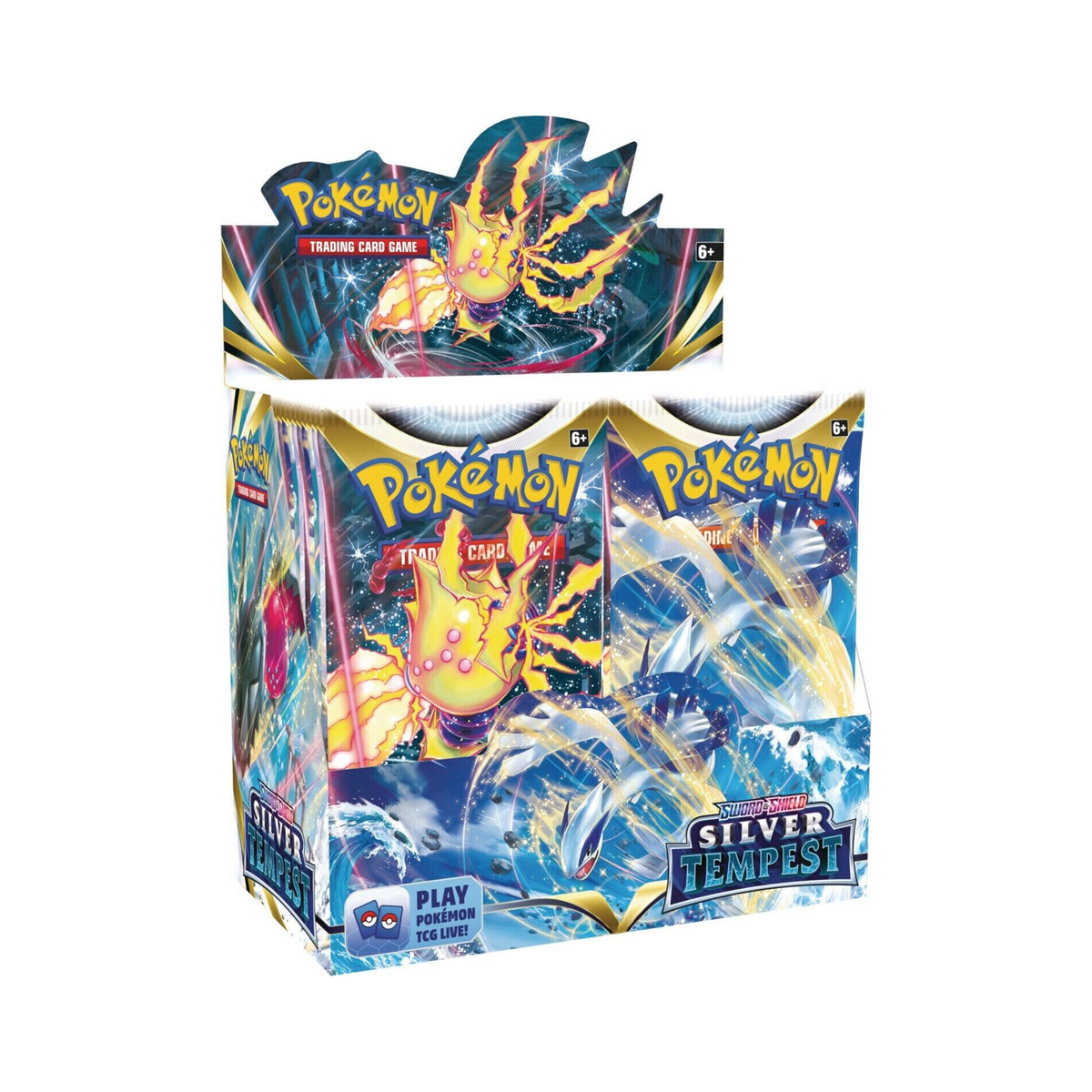 Pokemon Sword & Shield Silver Tempest Booster Box — sealed collectible trading card product
