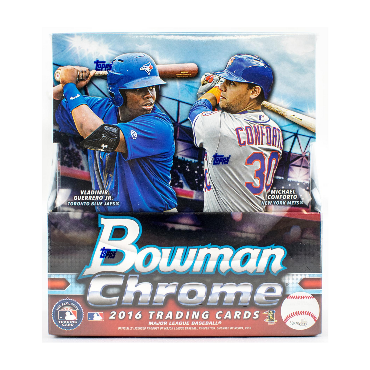 2016 Bowman Chrome Baseball Hobby Box — sealed collectible trading card product