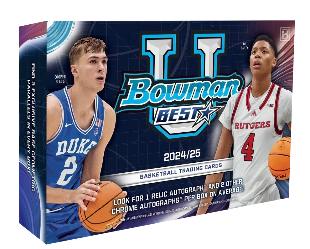 2024-25 Bowman's Best University Basketball Delight Box — sealed collectible trading card product