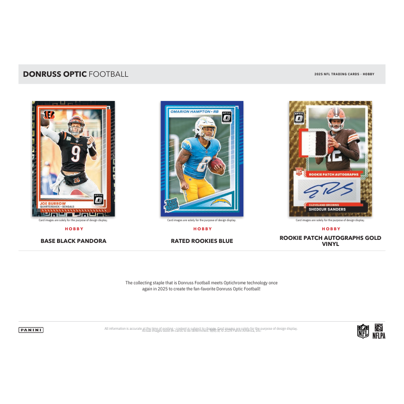 2025 Panini Donruss Optic Football Hobby Box — image 3