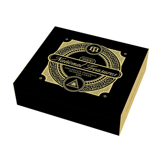 2024 Panini National Treasures Collegiate Football Hobby Box — sealed collectible trading card product