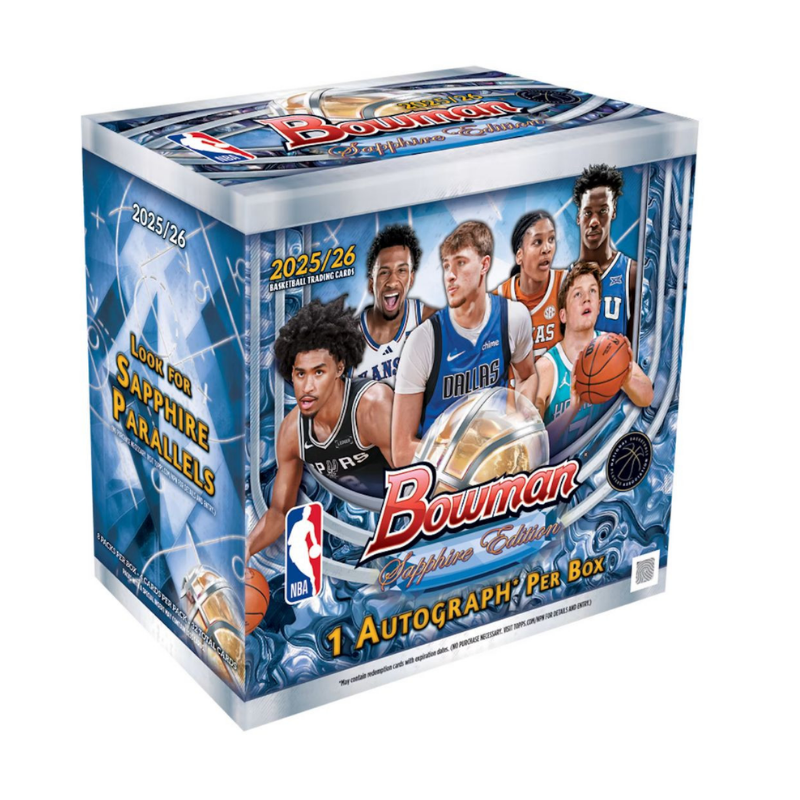 2025/26 Bowman Basketball Sapphire Edition Box — sealed collectible trading card product