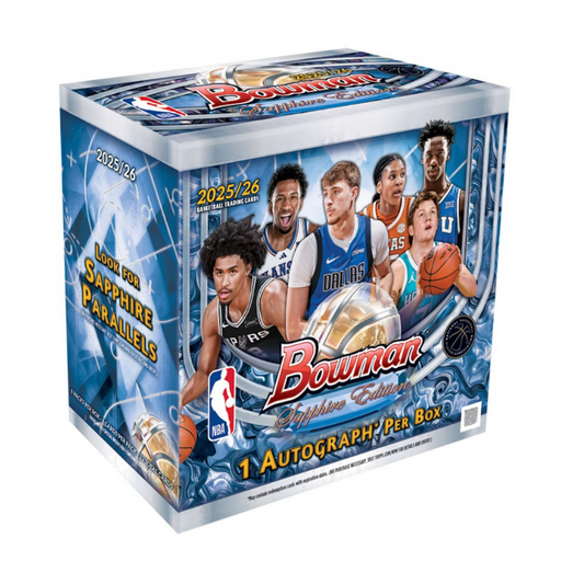 2025/26 Bowman Basketball Sapphire Edition Box — sealed collectible trading card product