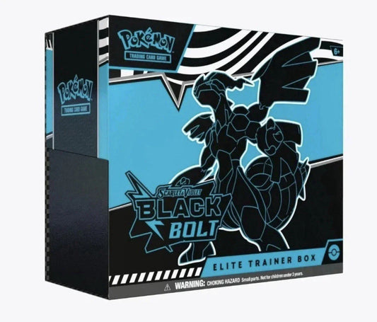 Pokemon Scarlet & Violet: Black Bolt Elite Trainer 10 Box Case — sealed collectible trading card product