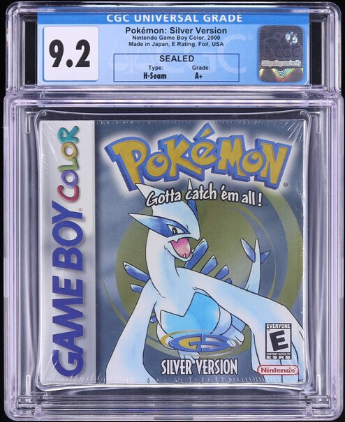 2000 Pokemon Silver Version Nintendo Game Boy Color Gbc CGC 9.2 A+ Sealed — image 2