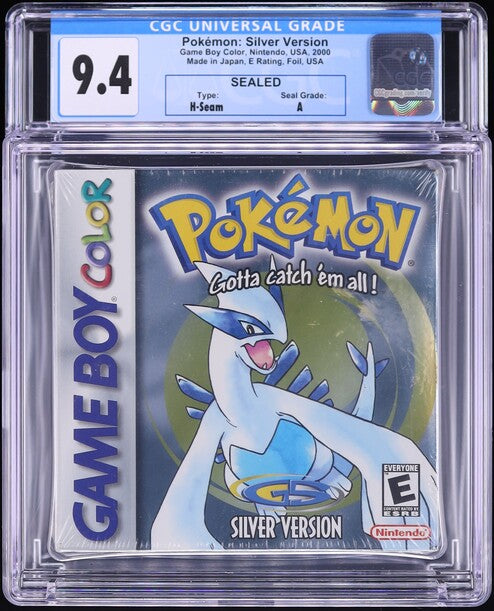 2000 Pokemon Silver Version Nintendo Game Boy Color Gbc CGC 9.2 A+ Sealed