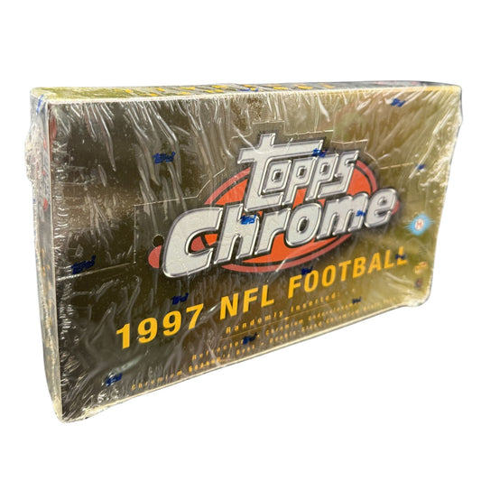 1997 Topps Chrome Football Hobby Box — sealed collectible trading card product