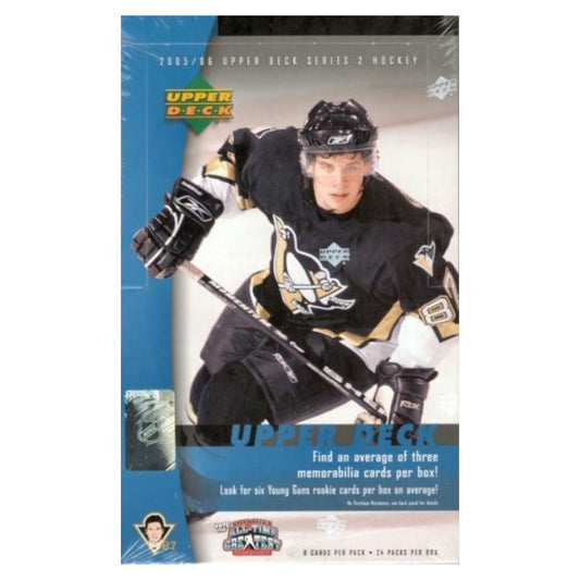 2005/06 Upper Deck Series 2 Hockey Hobby Box — sealed collectible trading card product