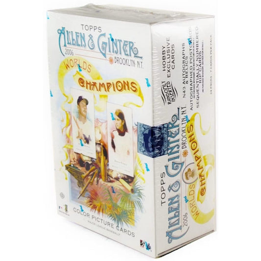 2006 Topps Allen & Ginter Baseball Hobby Box — sealed collectible trading card product