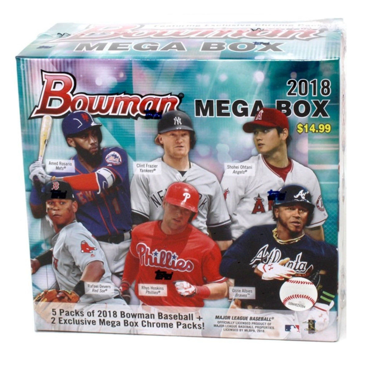2018 Bowman Baseball Mega Box — sealed collectible trading card product