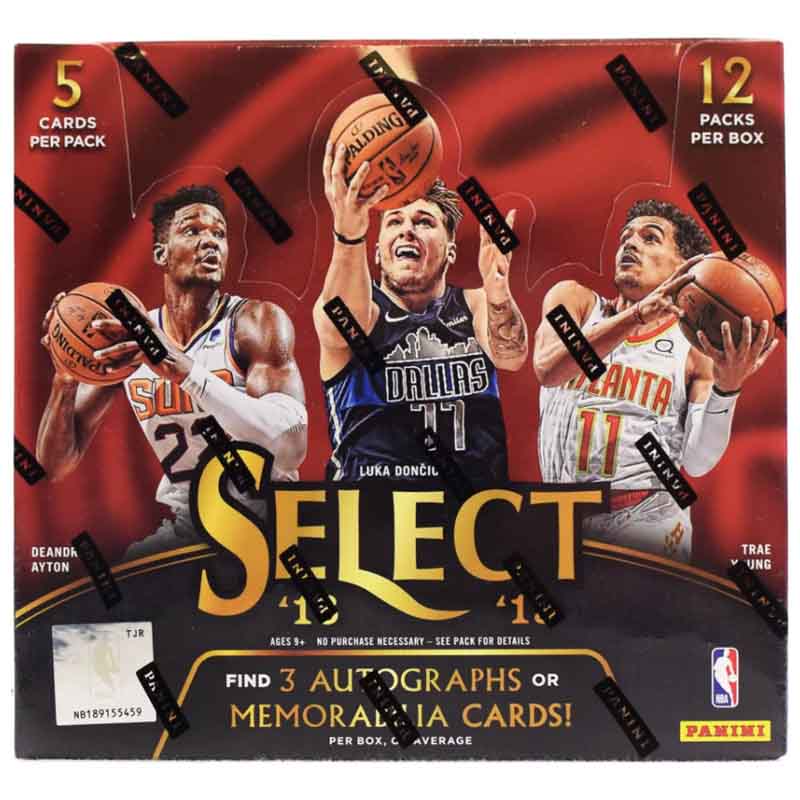 2018/19 Panini Select Basketball Hobby Box — sealed collectible trading card product