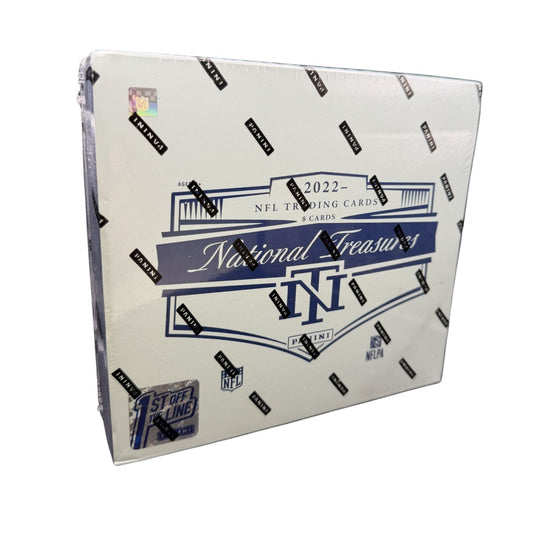 2022 Panini National Treasures Football FOTL Hobby Box — sealed collectible trading card product