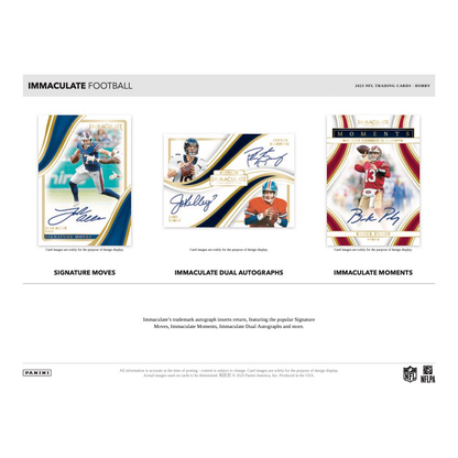 2023 Panini Immaculate Football Hobby Box — image 5