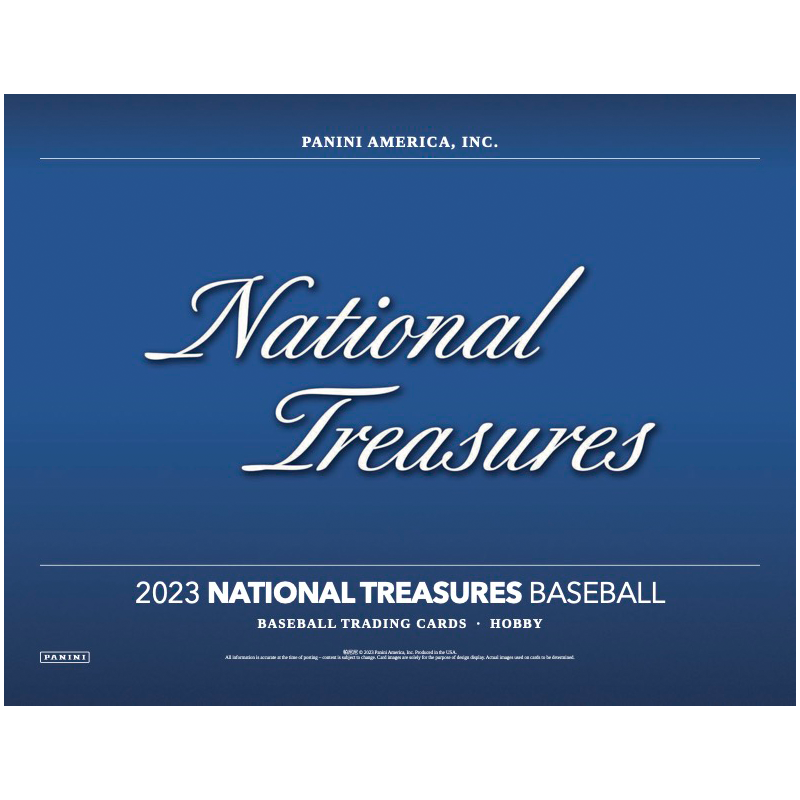 2023 Panini National Treasures Baseball Hobby Box — image 3