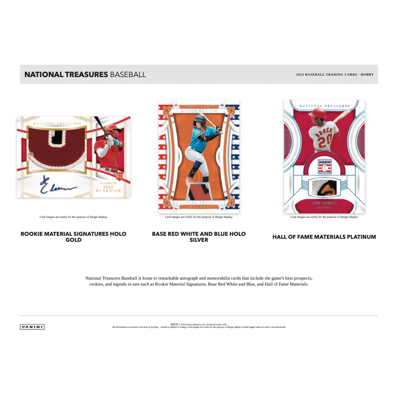 2023 Panini National Treasures Baseball Hobby Box — image 4