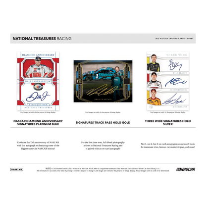2023 Panini National Treasures Racing Hobby 4 Box Case — image 3