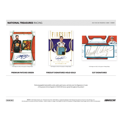 2023 Panini National Treasures Racing Hobby 4 Box Case — image 4