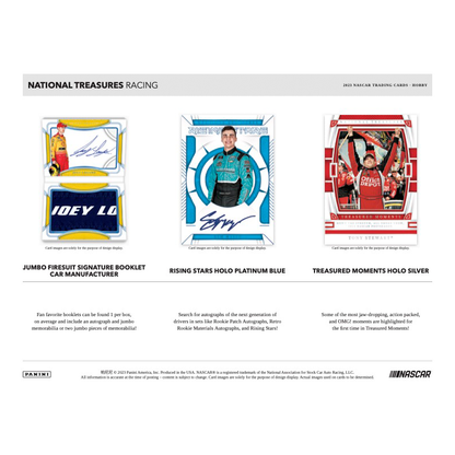 2023 Panini National Treasures Racing Hobby 4 Box Case — image 5
