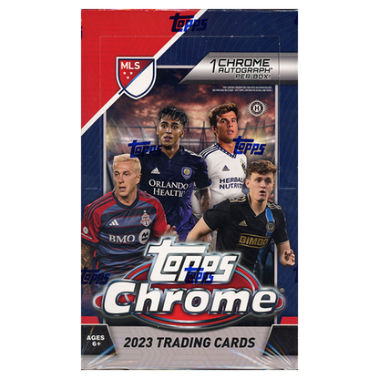 2023 Topps Chrome MLS Soccer Hobby 12 Box Case — image 7
