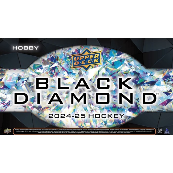 2024-25 Upper Deck Black Diamond Hockey Hobby Box — sealed collectible trading card product