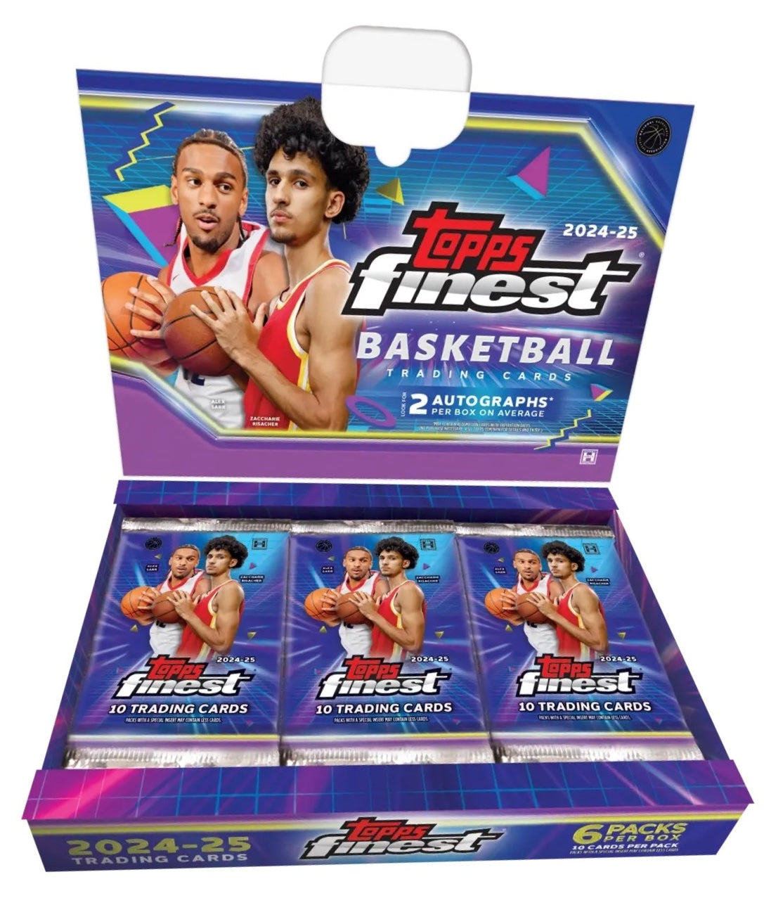 2024/25 Topps Finest Basketball Hobby 8 Box Case — sealed collectible trading card product