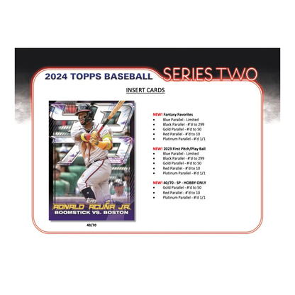 2024 Topps Series 2 Baseball Jumbo 6 Box Case — image 7