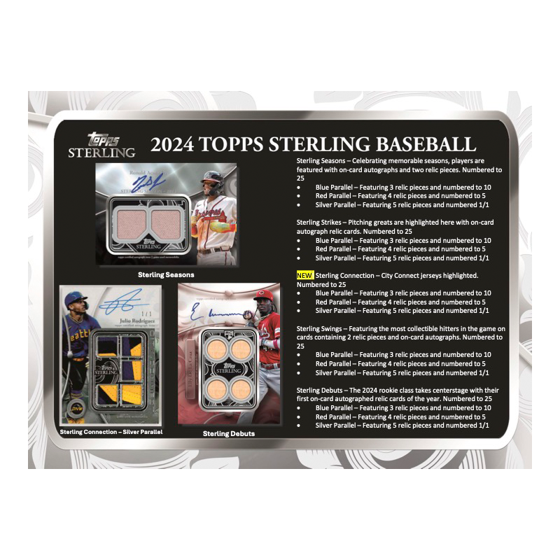 2024 Topps Sterling Baseball Hobby Box — image 4