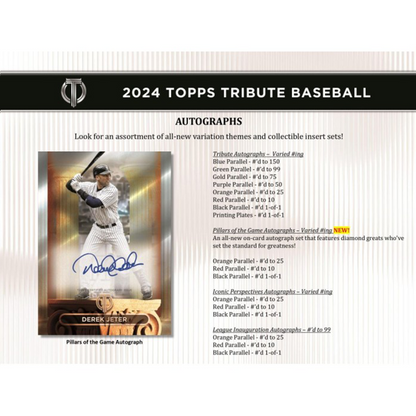 2024 Topps Tribute Baseball Hobby Box — image 5