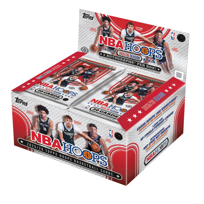 2025/26 Topps NBA Hoops Basketball Jumbo Box — sealed collectible trading card product