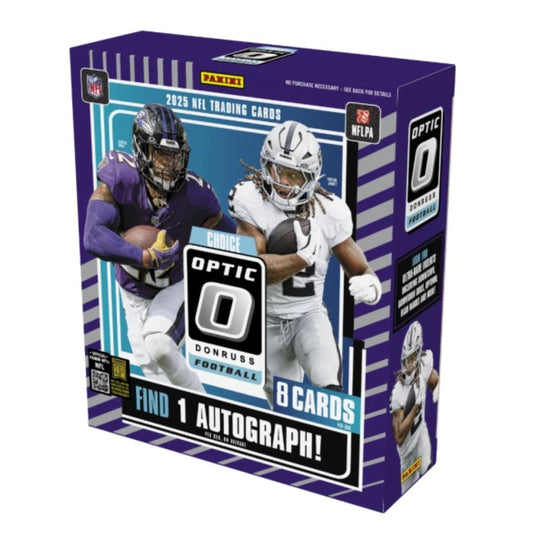 2025 Panini Donruss Optic Football Choice Box — sealed collectible trading card product
