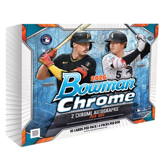 2026 Bowman Chrome Baseball Hobby Box — sealed collectible trading card product