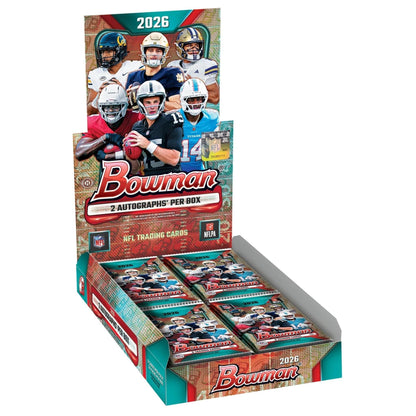 2026 Bowman Football Hobby Box — sealed collectible trading card product
