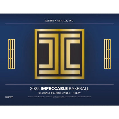 2025 Panini Impeccable Baseball Hobby 3 Box Case — sealed collectible trading card product