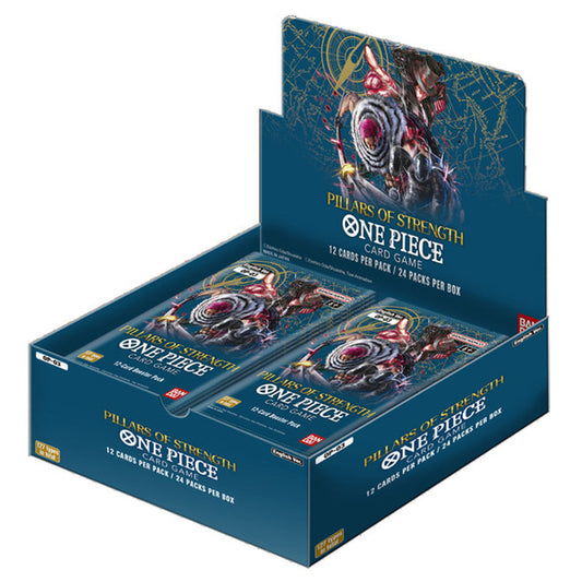 One Piece Card Game Pillars of Strength OP-03 Booster Box — sealed collectible trading card product