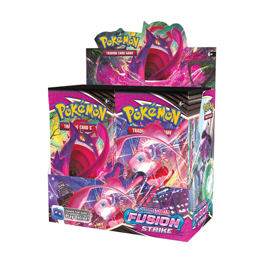 Pokemon Sword & Shield-Fusion Strike Booster Box — sealed collectible trading card product