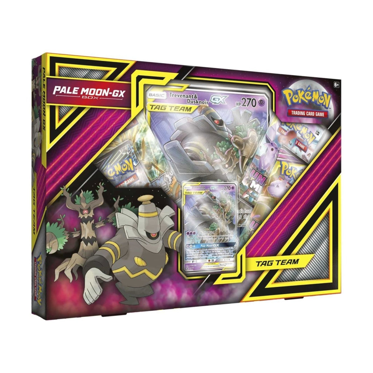 Pokemon Unified Minds Trevenant & Dusknoir Tag Team Pale Moon GX Box — sealed collectible trading card product