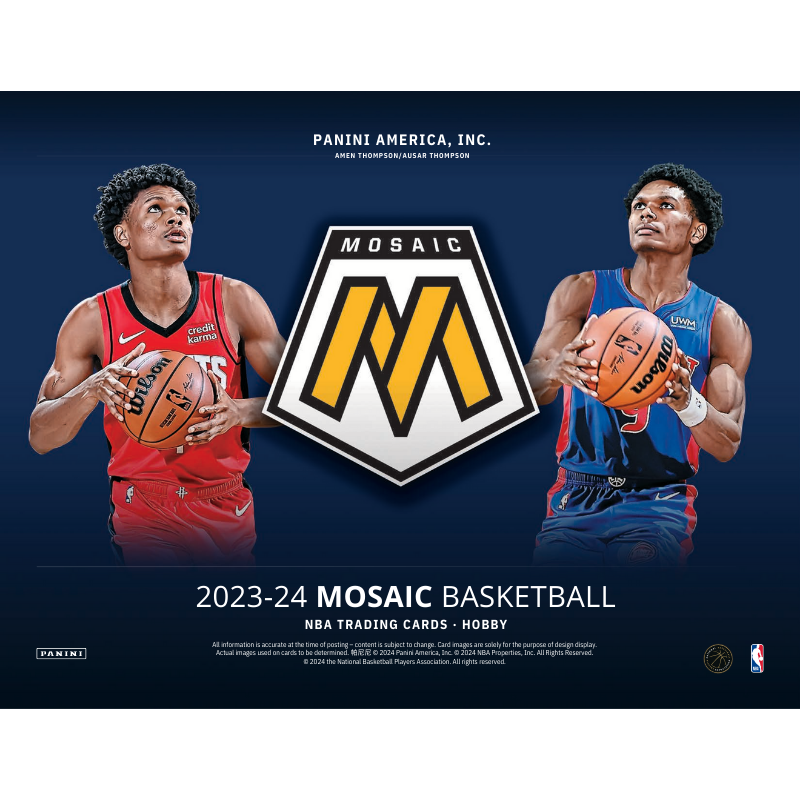 2023/24 Panini Mosaic Basketball Hobby 12 Box Case — image 2