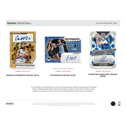 2023/24 Panini Mosaic Basketball Hobby 12 Box Case — image 4