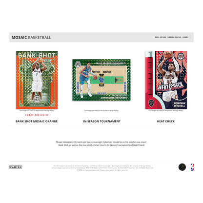2023/24 Panini Mosaic Basketball Hobby 12 Box Case — image 5