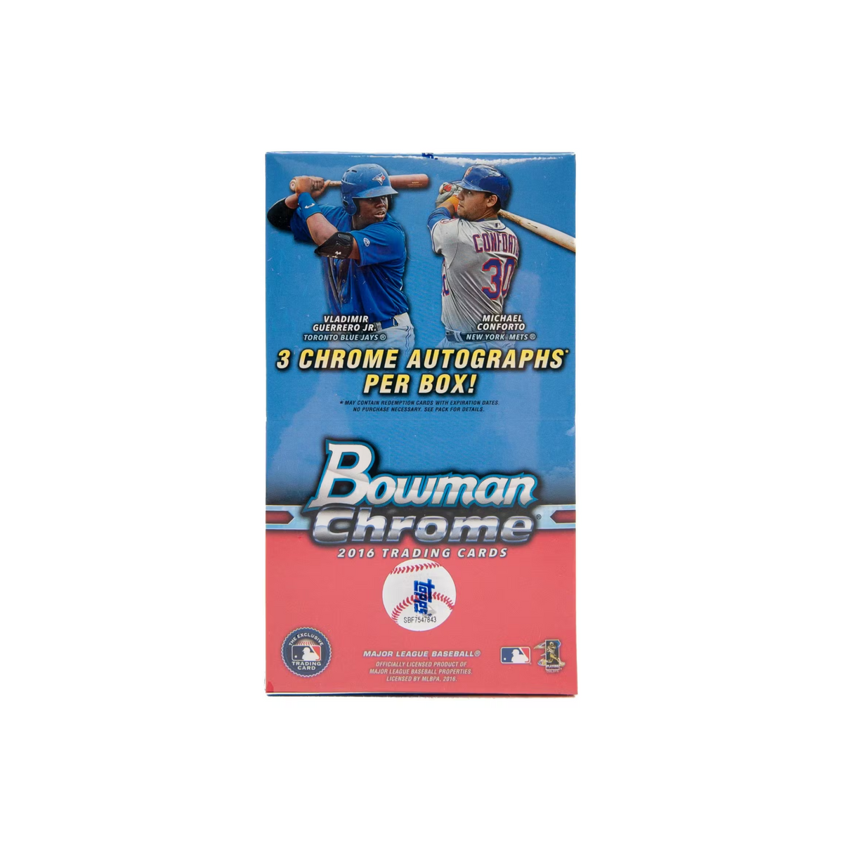 2016 Bowman Chrome Baseball Vending Box — sealed collectible trading card product