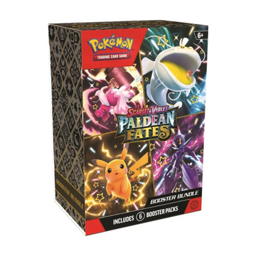 Pokemon Scarlet & Violet Paldean Fates Booster Bundle Display — sealed collectible trading card product