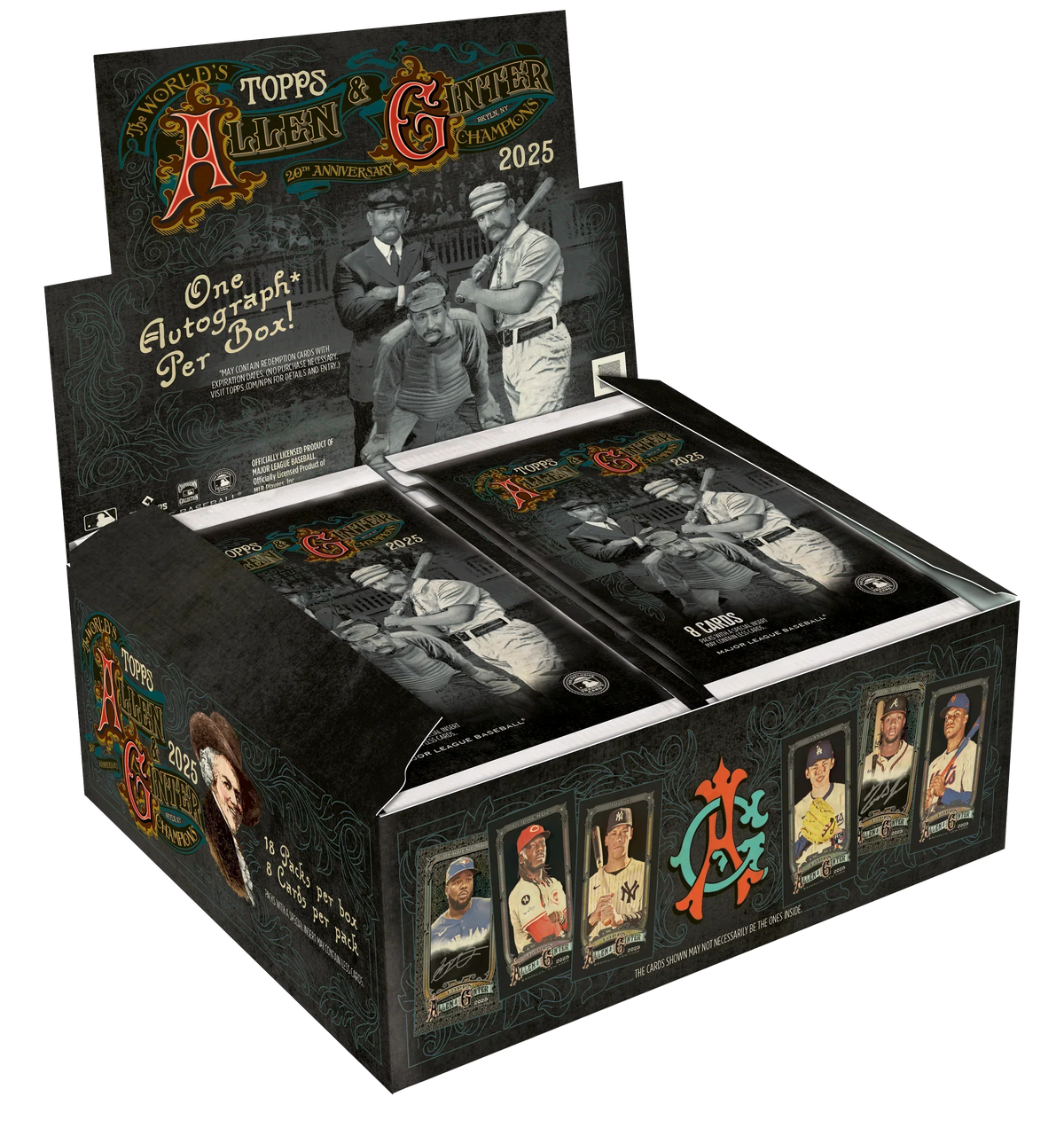 2025 Topps Allen & Ginter Baseball Hobby 12 Box Case — sealed collectible trading card product