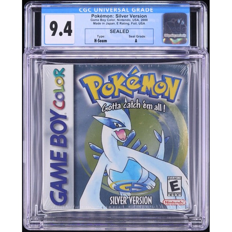 2000 Pokemon Silver Version Nintendo Game Boy Color Gbc CGC 9.2 A+ Sealed