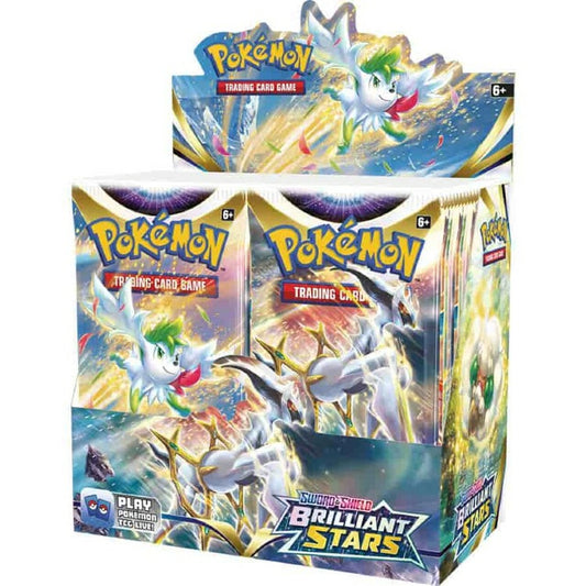 Pokemon Brilliant Stars Booster Box — sealed collectible trading card product