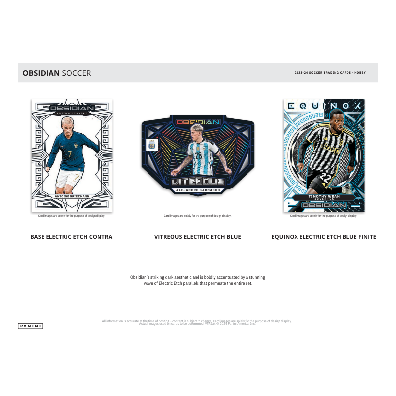 2023/24 Panini Obsidian Soccer Hobby 12 Box Case — image 3