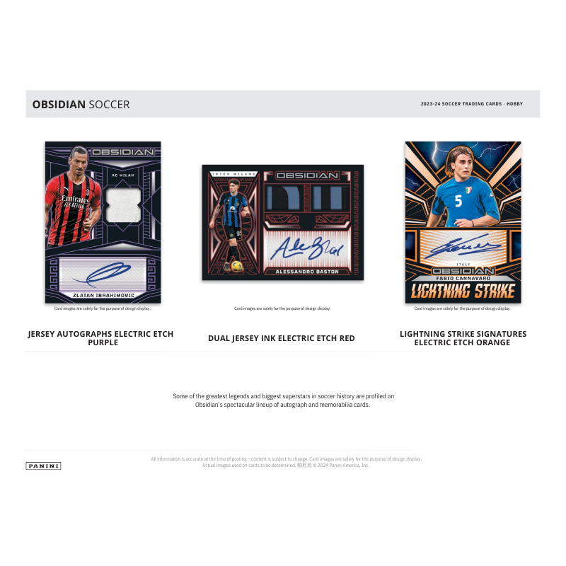 2023/24 Panini Obsidian Soccer Hobby 12 Box Case — image 5