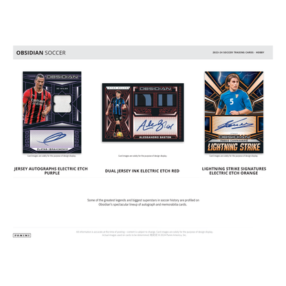 2023/24 Panini Obsidian Soccer Hobby 12 Box Case — image 5
